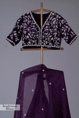 Designer Fancy Goodlooking Saree With Designer Fancy Readymade Blouse.