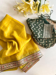 Goog Looking Fancy Saree With Designer Blouse