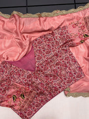 Goog Looking Fancy Saree With Designer Blouse