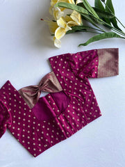 Goog Looking Fancy Saree With Designer Blouse