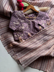 Goog Looking Fancy Saree With Designer Blouse