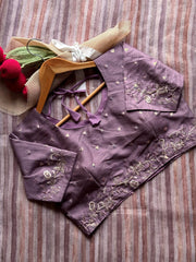 Goog Looking Fancy Saree With Designer Blouse