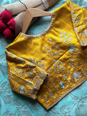 Goog Looking Fancy Saree With Designer Blouse
