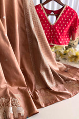 Goog Looking Fancy Saree With Designer Blouse