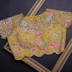 Goog Looking Fancy Saree With Designer Blouse