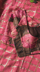 Goog Looking Fancy Saree With Designer Blouse