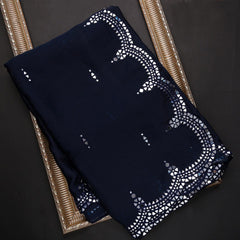 Goog Looking Fancy Saree With Designer Blouse