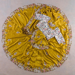 Beautiful Designer Organza With Embroidery Sequens Saree With Designer Blouse