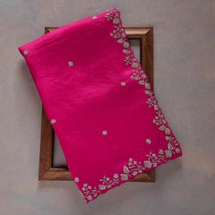 Pink Colour Rangoli Silk Sequence Embroidery Work Wedding deasin Saree  With Designer Fancy Readymade Blouse.
